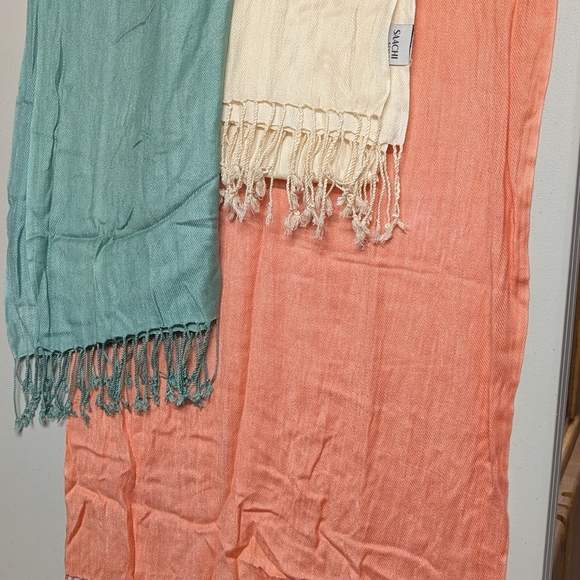 Colorful Striped Scarf - Picture 1 of 12